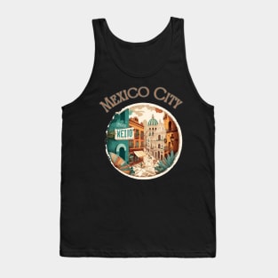 Mexico City Travel Streetscape Mexico - Travelling Tank Top